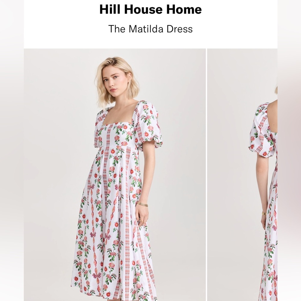 Hill House Matilda Dress size Large Seashell and Sea animal design